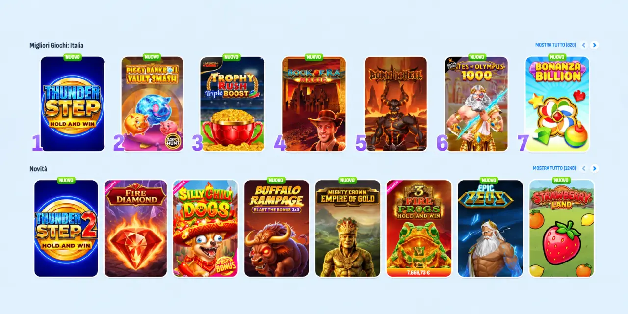 Nomini Casino migliori giochi e novità slot machine online Italia